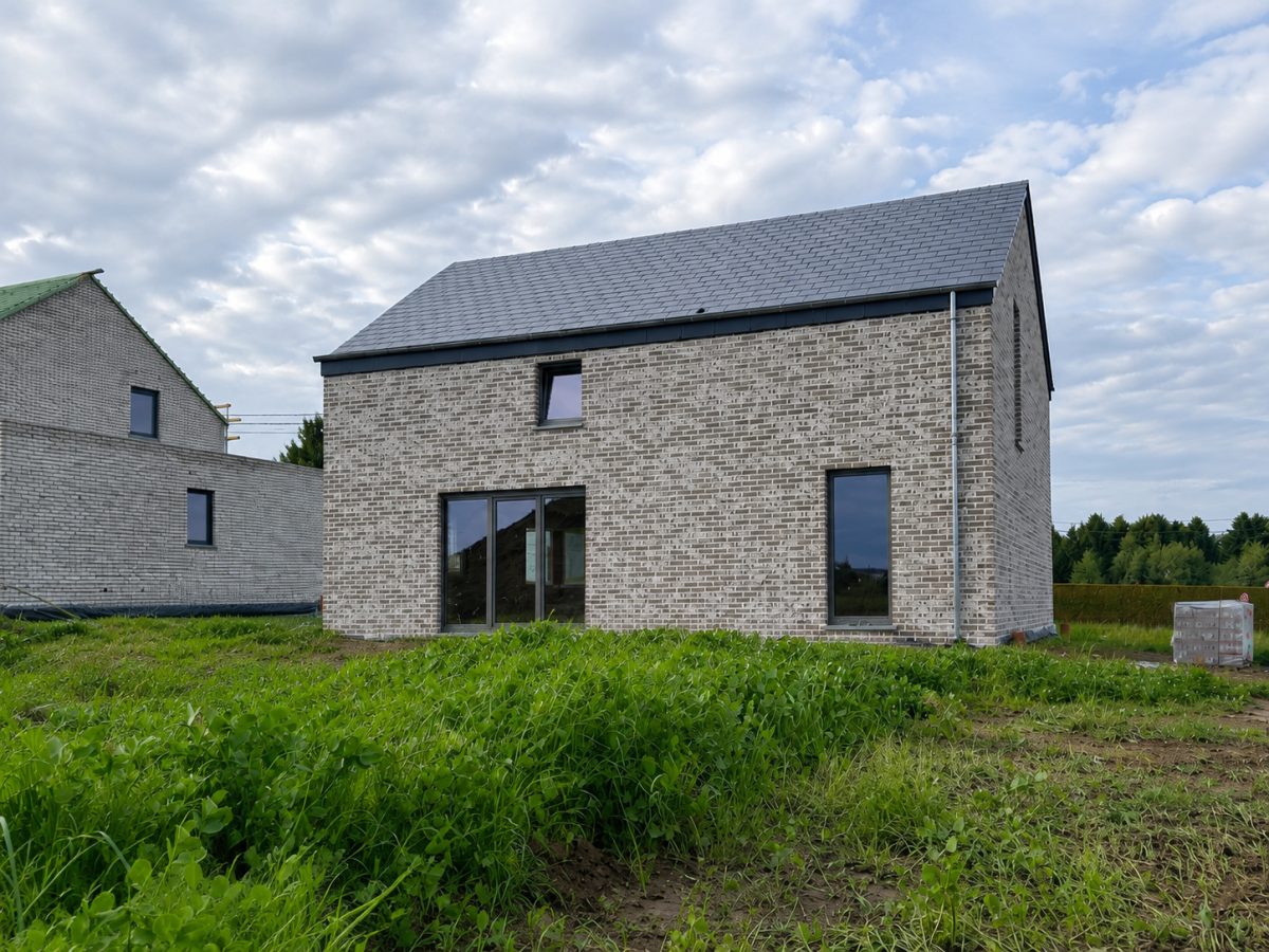 Façade arrière - en cours de construction