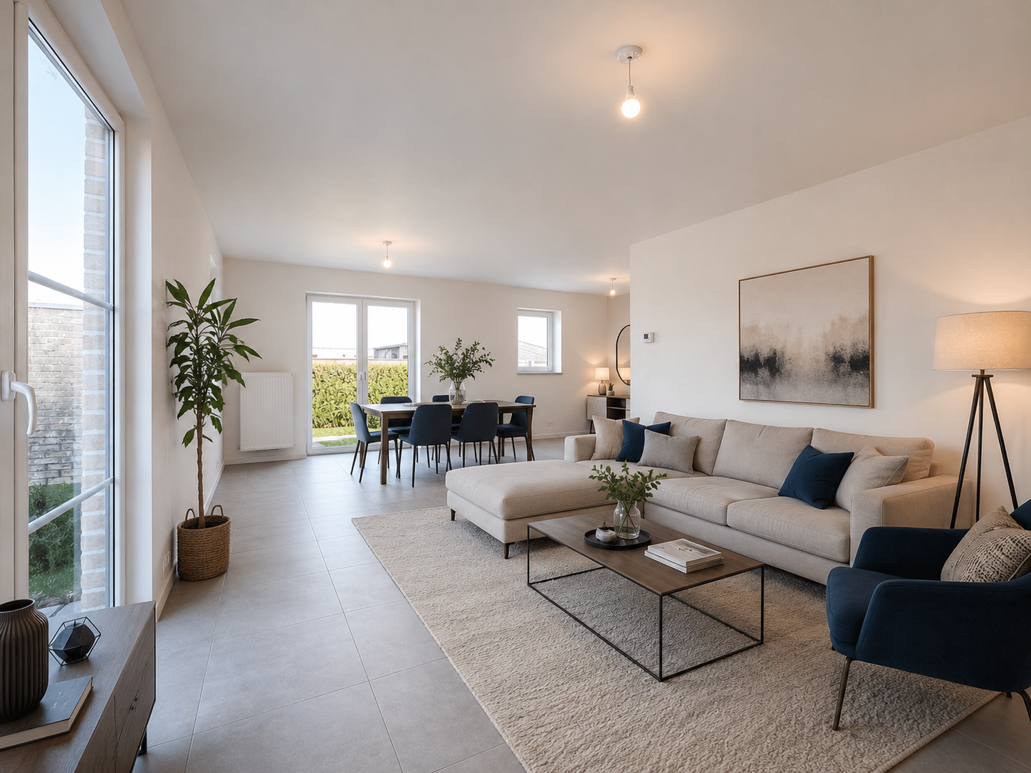 Interieur lumineux d'une realisation